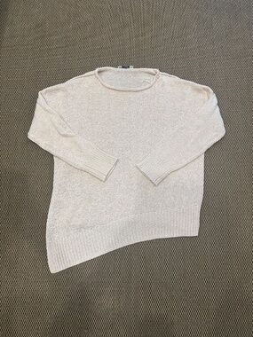 ALL SAINTS LADIES ASYMMETRICAL CREW NECK SWEATER SIZE MEDIUM
